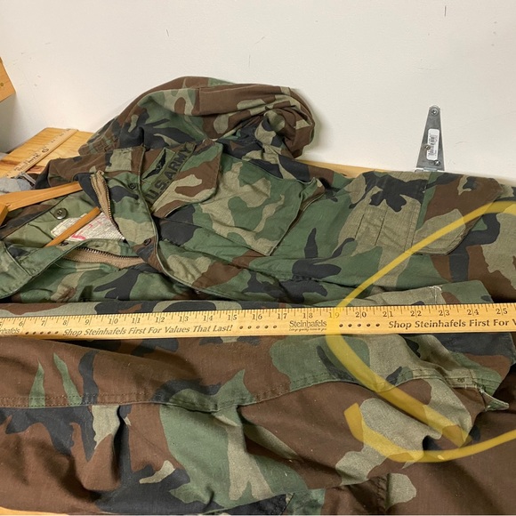 Army, fatigue, camouflage, original jacket. Size: medium long, see photos. - Picture 8 of 9